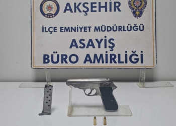 Akşehir’de düğünde havaya ateş eden şüpheli, sivil polis ekiplerince yakalandı