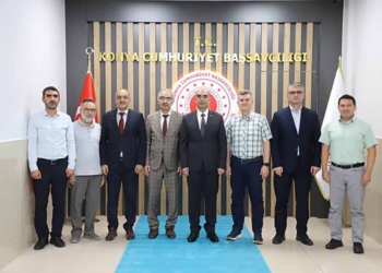 Konyalı Bürokratlar Ailesi’nden Başsavcı Mehmet Uzun’a hayırlı olsun ziyareti