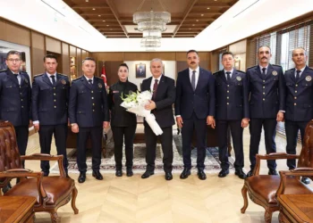 Akın, İtfaiye Haftası dolayısıyla itfaiye heyetini kabul etti