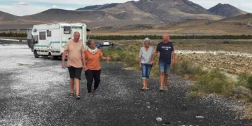 Alman Turistlerin Karapınar’da Meke Gölü ve Acıgöl Keyfi