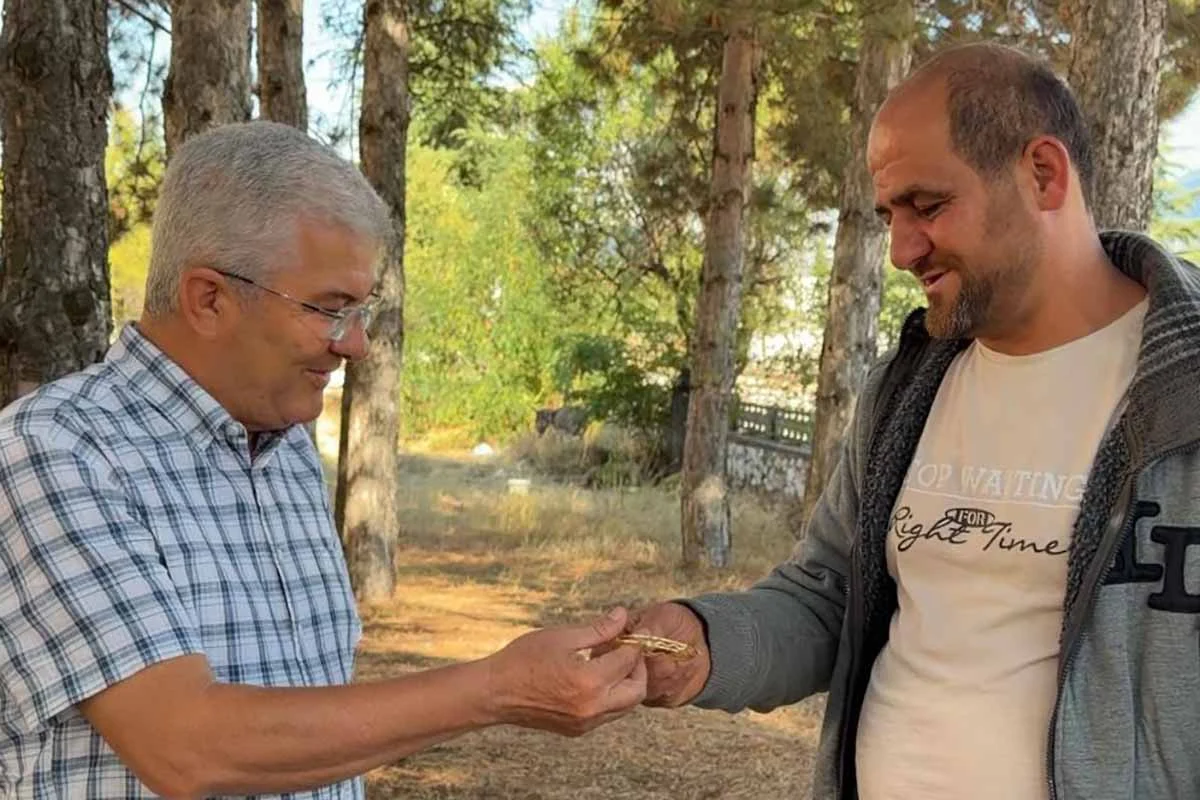 Beyşehir’de duygulandıran olay: 5 ay sonra altınlarına kavuştu
