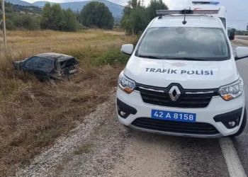 Beyşehir’de yağış kazaya neden oldu: 1 yaralı