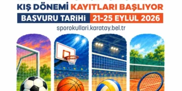 Karatay Kış Spor Okulları için başvurular 21 Eylül’de başlıyor