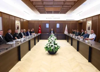 Konya Valiliğinde üniversitelerin güvenliği için koordinasyon toplantısı