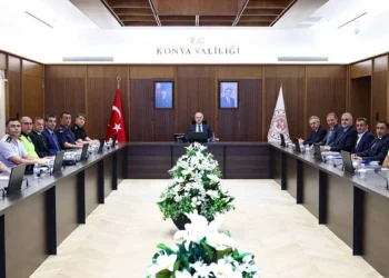 Akın başkanlığında okul güvenliği toplantısı