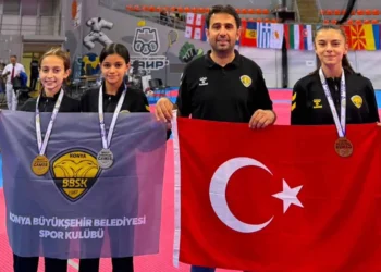 Konya’nın başarılı taekwondocuları Avrupa yolunda