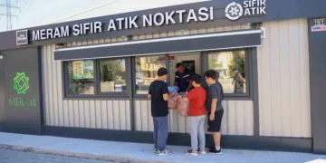 Meram’ın sıfır atık noktalarından çevreye büyük katkı