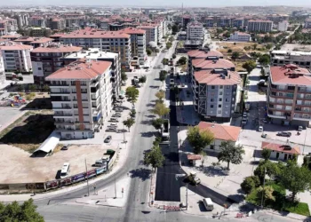 Karatay’da Sedirler Caddesi’nin bir bölümü daha yenileniyor
