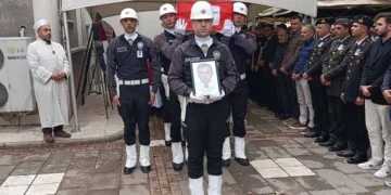 Şanlıurfa’da kalp krizi geçiren başkomiser, memleketi Konya’da toprağa verildi