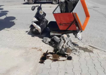 Karapınar’da trafik kazası: Motosiklet sürücüsü yaralandı