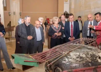 Konya’da metal atıklar sanat eserine dönüştü
