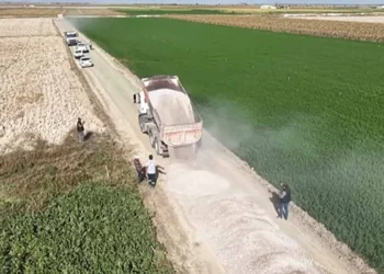 Çumra’da ulaşımı rahatlatacak yol çalışması devam ediyor