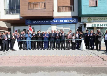 Karatay Muhtarlar Derneği yeni hizmet binasına kavuştu