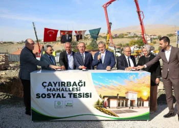 Meram’da Çayırbağı’na 600 metrekarelik sosyal tesisin temeli atıldı