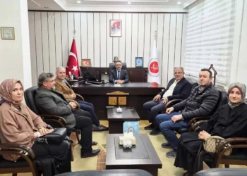 Şehit Mehmet Lütfi Gülşen AİHL heyetinden Meram Müftüsü Küçükyıldız’a ziyaret